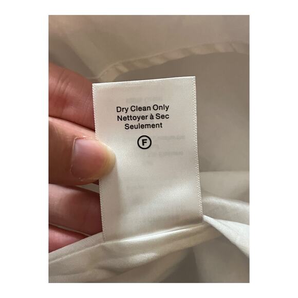 Veronica Beard dress Tucker ruched halter midi white size 14 - Picture 7 of 9